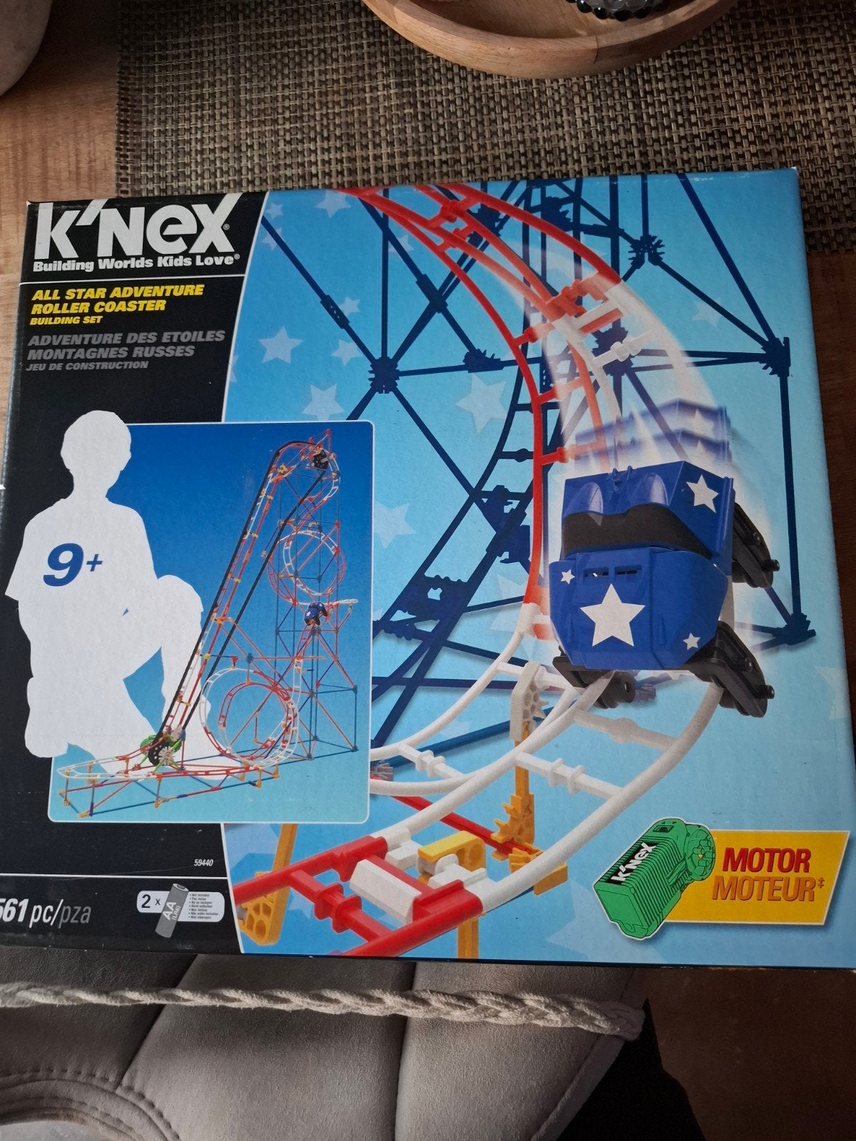 Knex achtbaan, Ophalen of Verzenden, Zo goed als nieuw, K'nex
