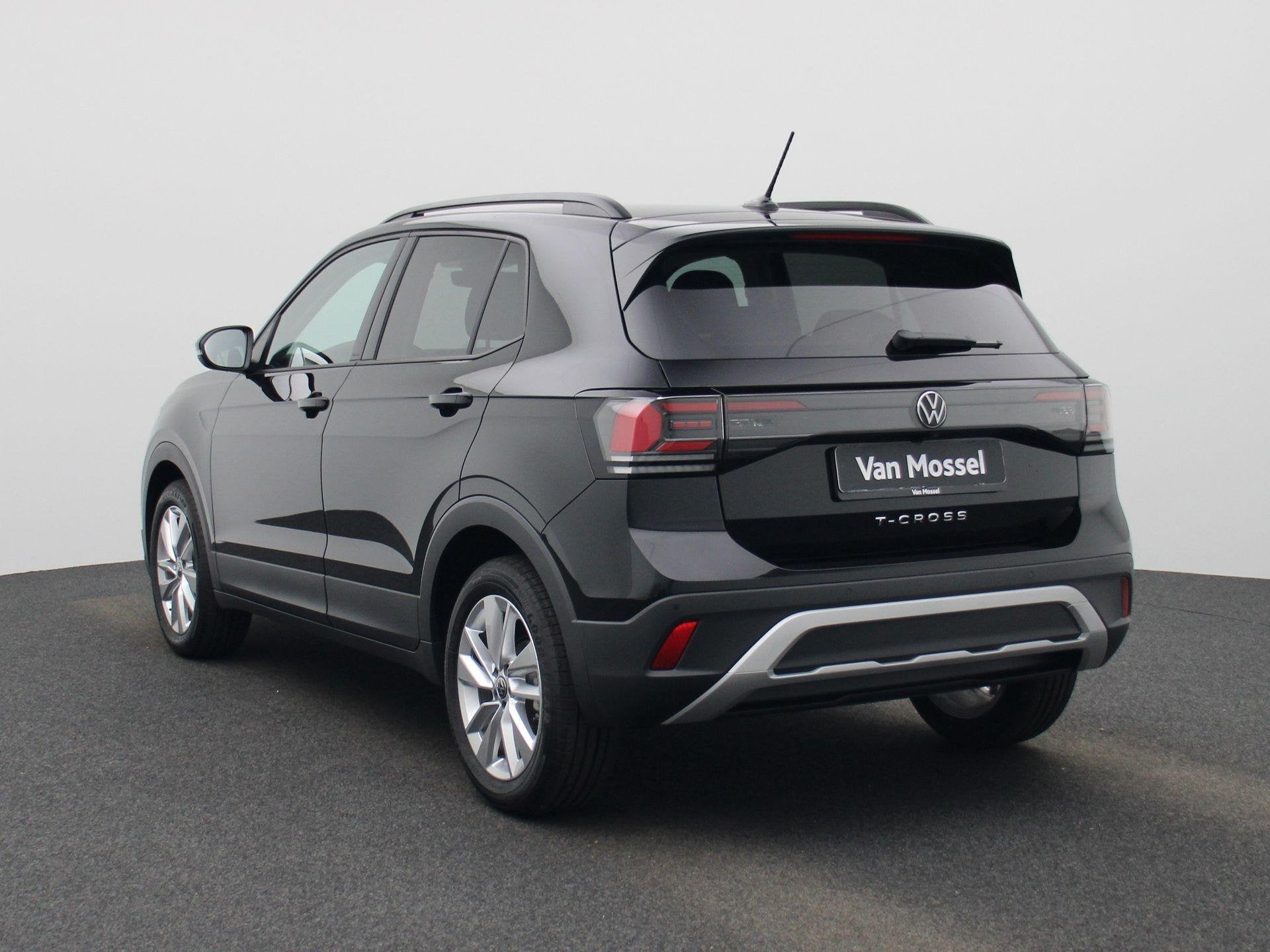 Volkswagen T-Cross 1.0 TSI Life Edition 116PK | Demo | Autom, 12 maanden, Euro 6, 116 pk, Zwart