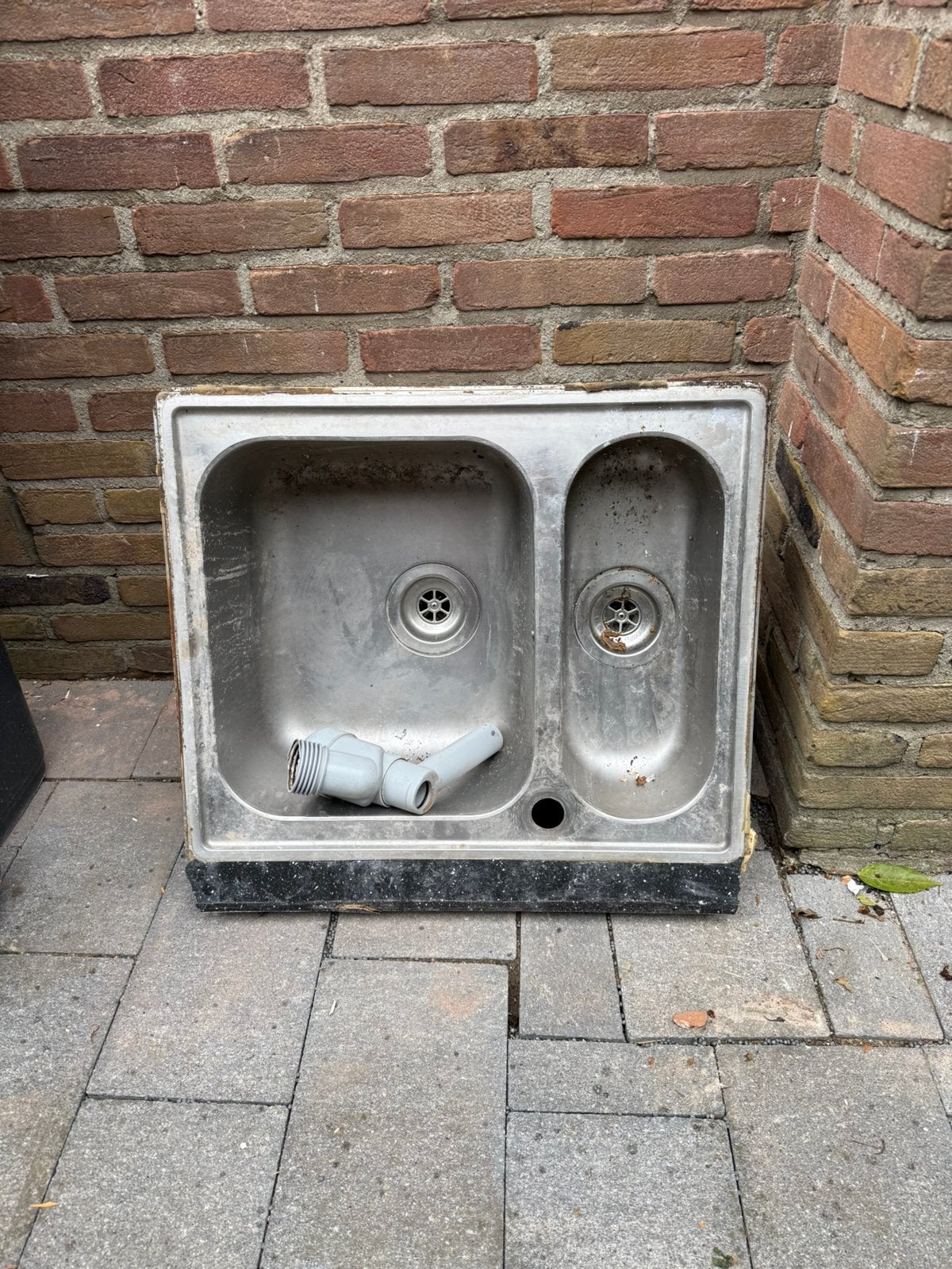Dubbele wasbak, Ophalen, 50 tot 100 cm, Zo goed als nieuw, Minder dan 100 cm