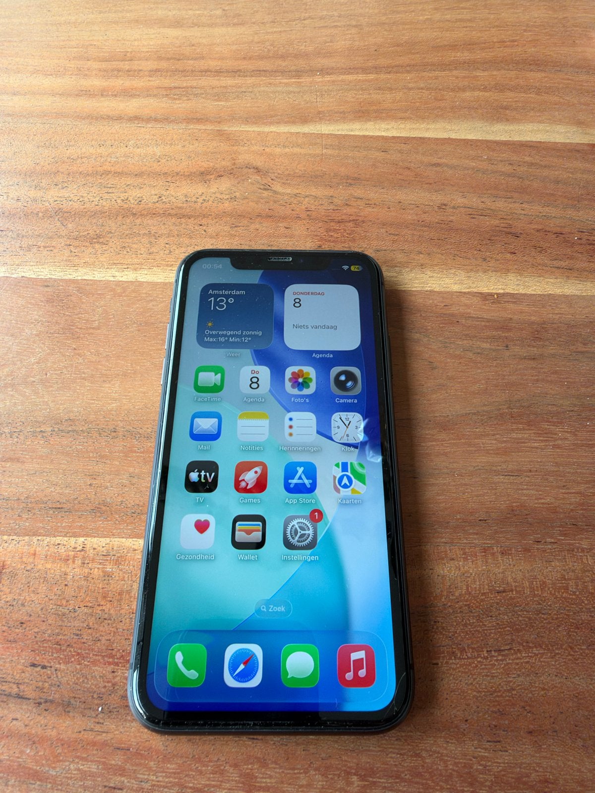 Apple iPhone 11 Zwart 64GB - Goede staat, 77% batterij
