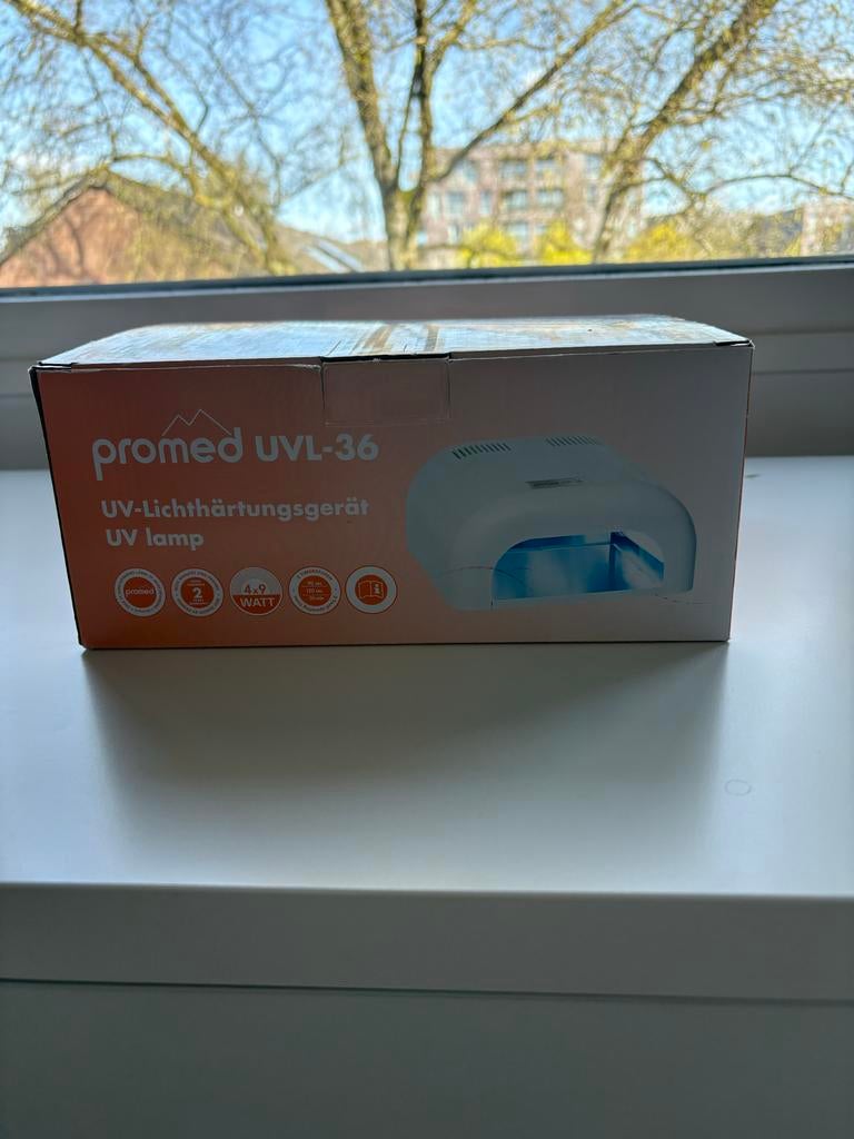Uv lamp voor nagels, Gebruikt, Wit, Ophalen of Verzenden, Handen en Nagels