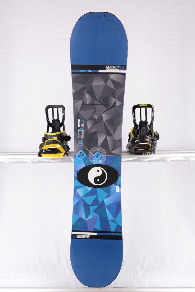145 snowboard SALOMON WILD CARD, blue/black, Verzenden, Gebruikt, Board