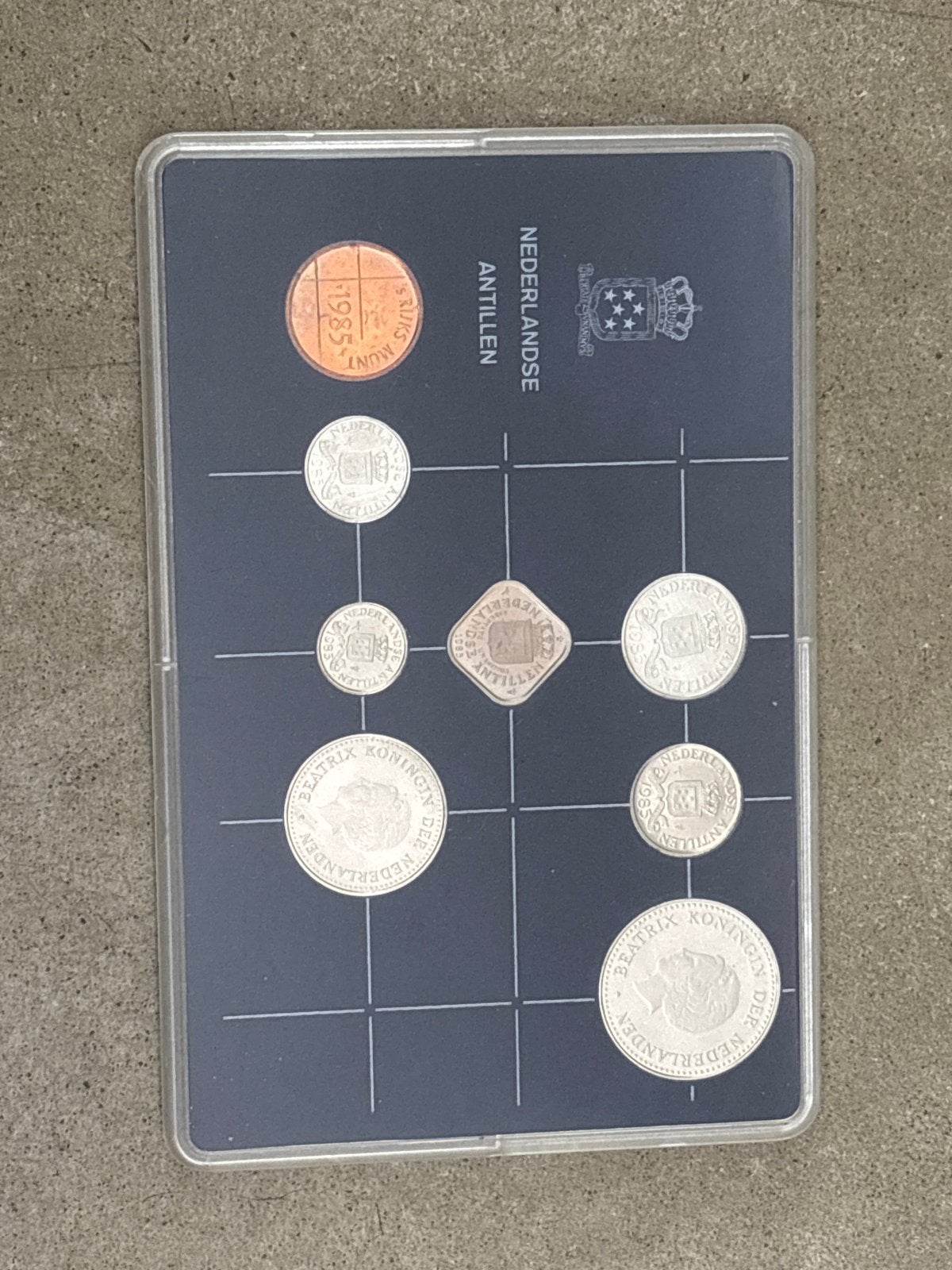 Muntset Nederlandse Antillen 1985, Ophalen of Verzenden, Verzamelmap