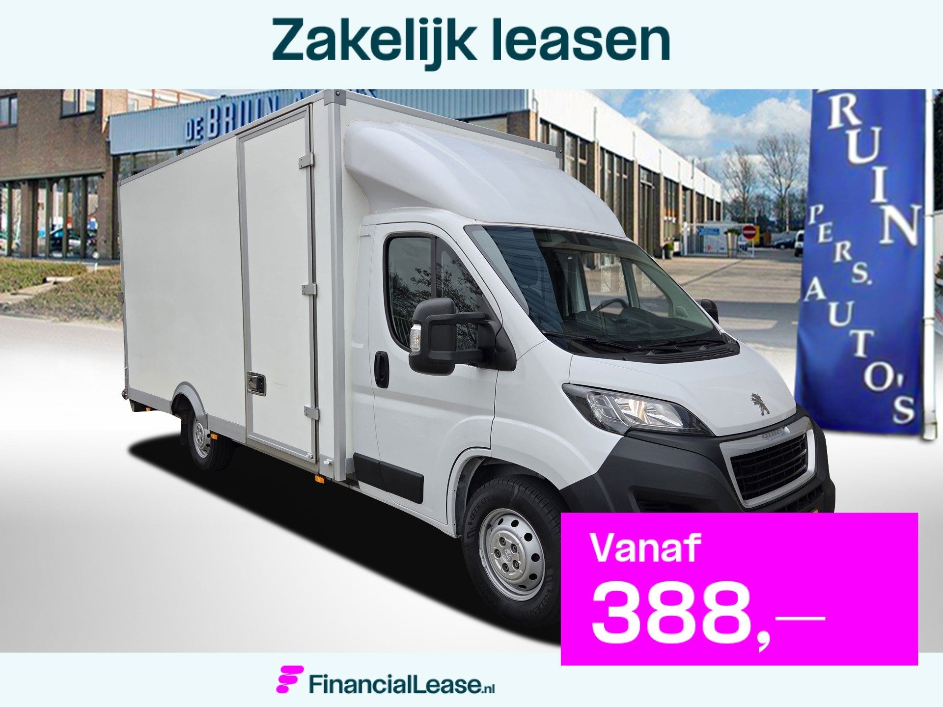 Citroën Jumper / Peugeot Boxer 140 PK Lowliner Laadklep / O, Voorwielaandrijving, Stof, Gebruikt, 4 cilinders
