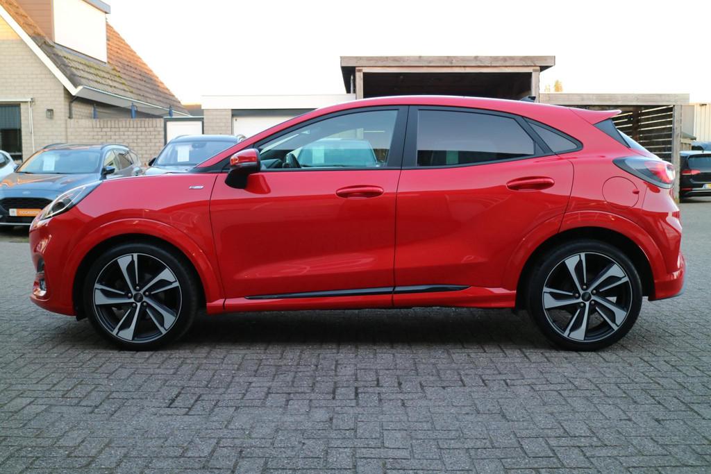Ford Puma 1.0 EcoBoost mHEV 92kW ST-Line X | Panorama | Mooi, 125 pk, Automatische klimaatregeling, Leder en Stof, 23 km/l