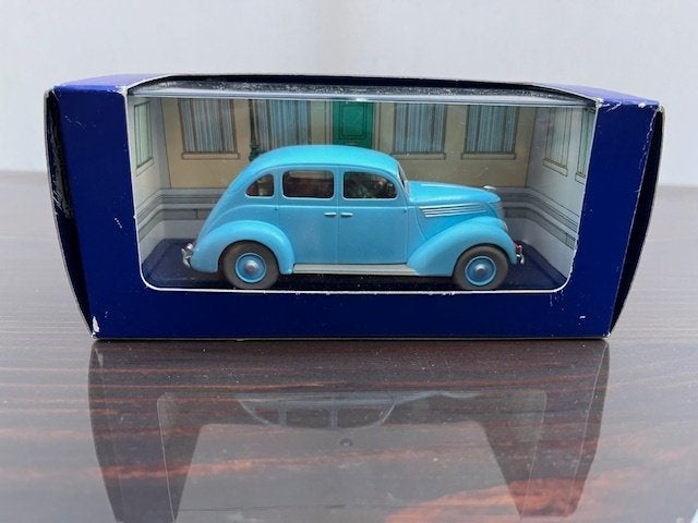 Kuifje auto. Nr. 25 met certificaat Bieden vanaf 20€, Ophalen of Verzenden, Kuifje, Zo goed als nieuw, Beeldje of Figuurtje