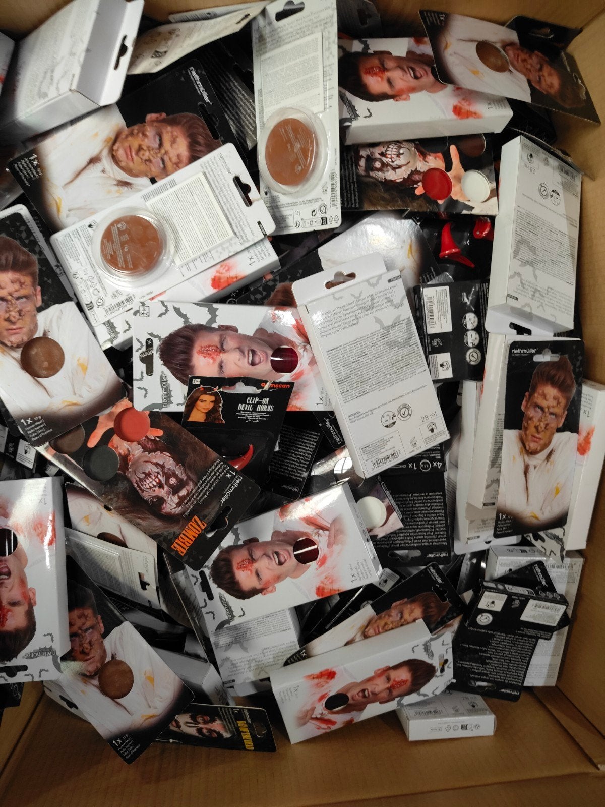 Partij Halloween Schmink - Grote Doos met meer dan 400 Stuks, ., Nieuw, Ophalen of Verzenden, .