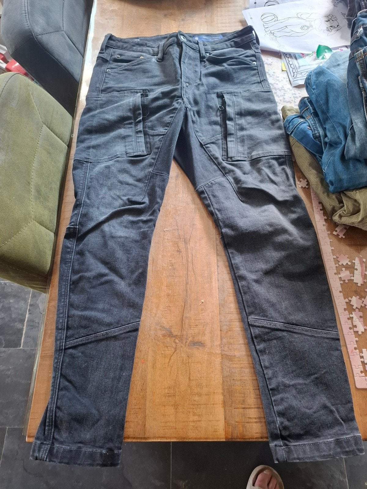 G-star 31/32, Ophalen, Zwart, W32 (confectie 46) of kleiner, Zo goed als nieuw