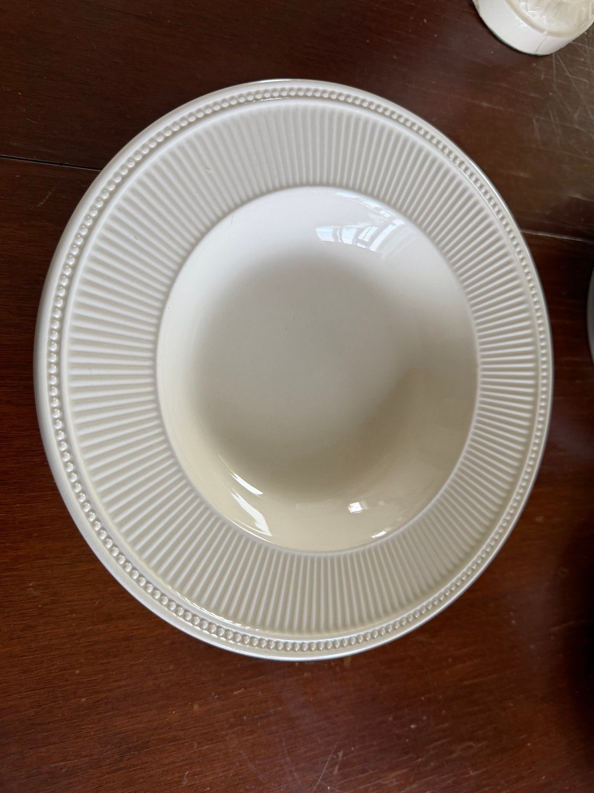 Wedgwood Windsor Queensware soepborden, Huis en Inrichting, Gebruikt, Ophalen of Verzenden, Bord(en), Wedgwood