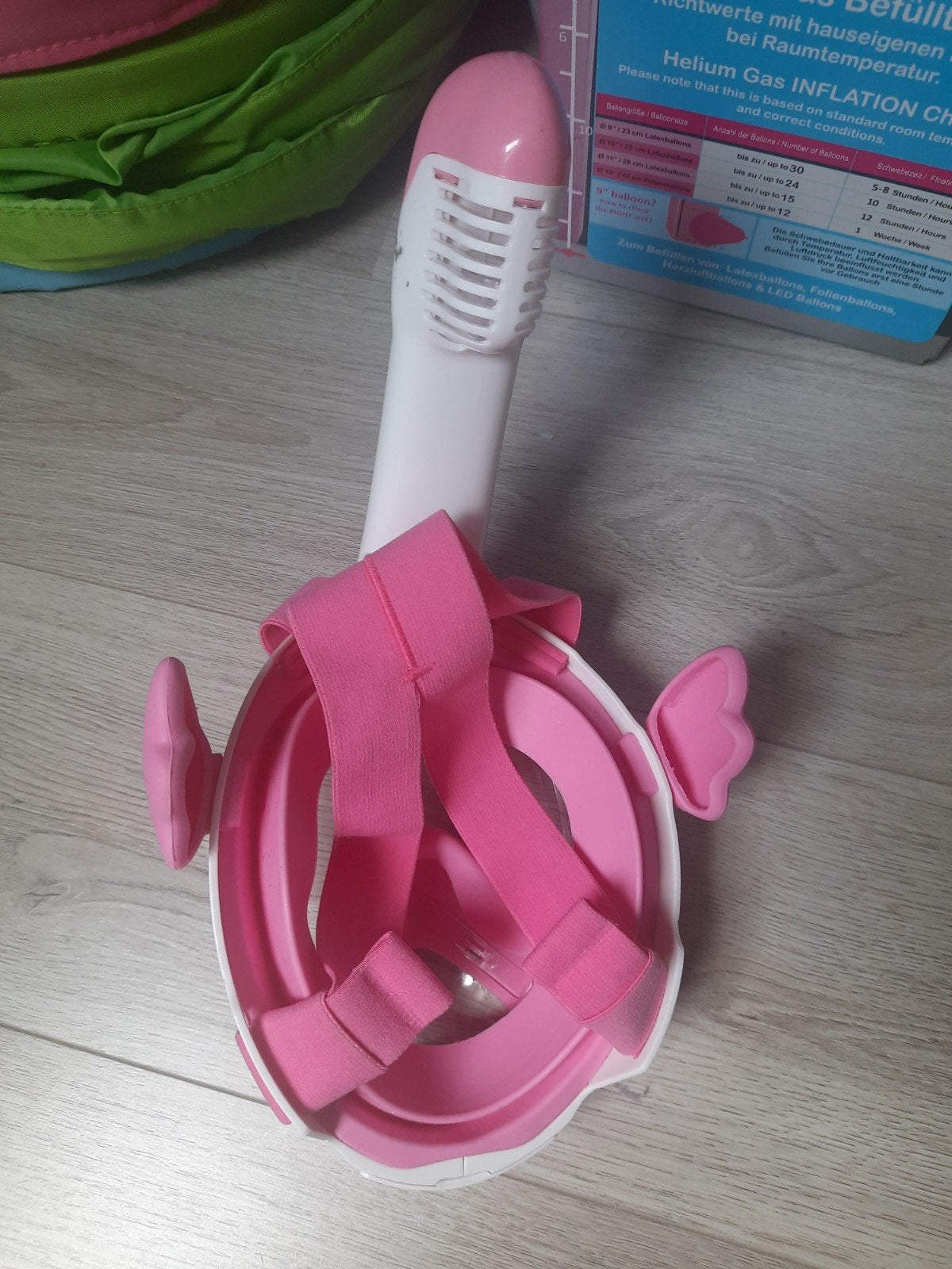 Roze snorkelmasker voor kinderen - zo goed als nieuw, Ophalen of Verzenden, Zo goed als nieuw, Snorkelmasker