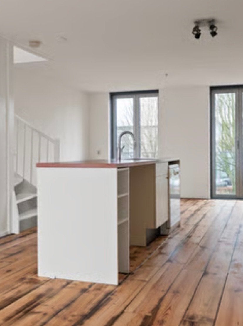 Gratis af te halen in Lent eiland met keukenblok, Gebruikt, Overige materialen, Wit, Dubbelwandige keuken