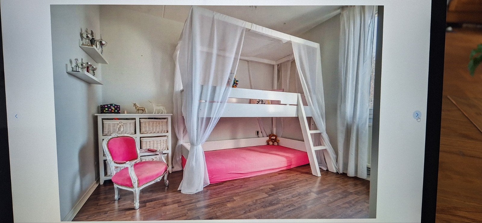 meiden hemel bed half hoogslaper, Ophalen of Verzenden, Hoogslaper