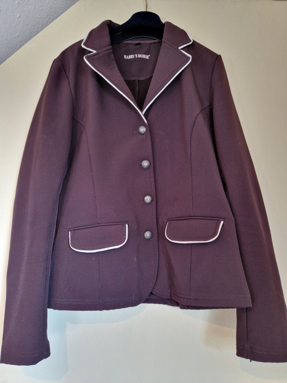 Harry's Horse rijjas Bruin M, Dieren en Toebehoren, Dressuur, Ophalen of Verzenden, Zo goed als nieuw, Bruin