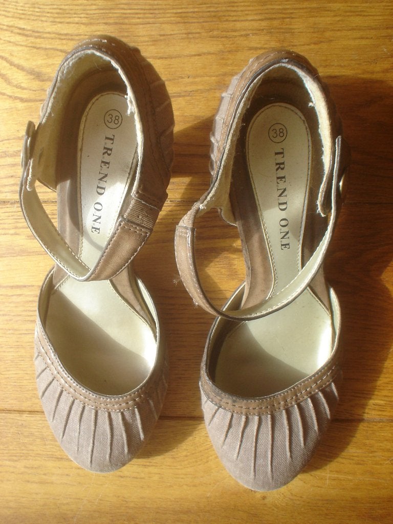 bruine pumps, maat 38, Trend One, Pumps, Bruin, Verzenden, Trend One