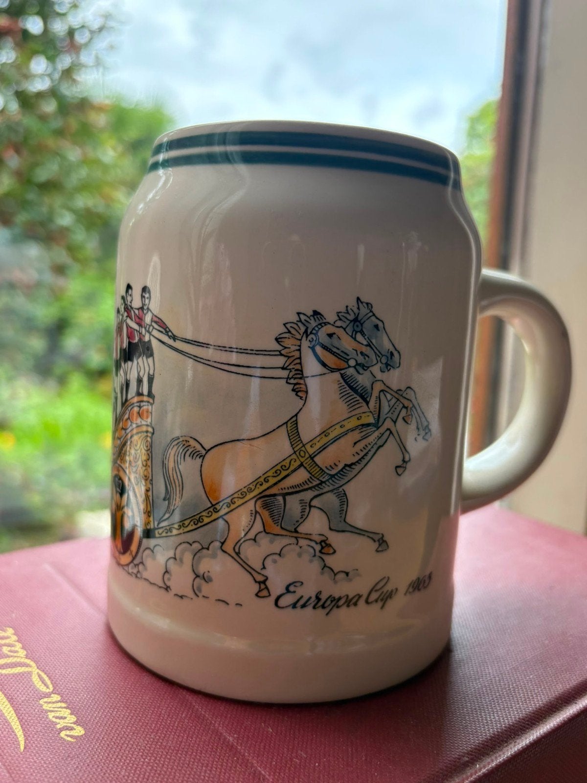 Feyenoord Europa Cup 1963 Bierpul - Uniek Verzamelobject, Ophalen of Verzenden, Zo goed als nieuw, Feyenoord