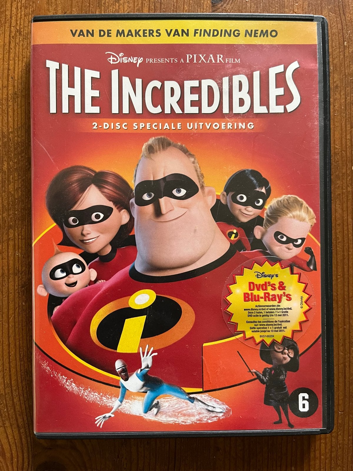 The Incredibles - 2-Disc Speciale Uitvoering (Disney Pixar), Gebruikt, Speciale editie, Nederlands, Vanaf 6 jaar
