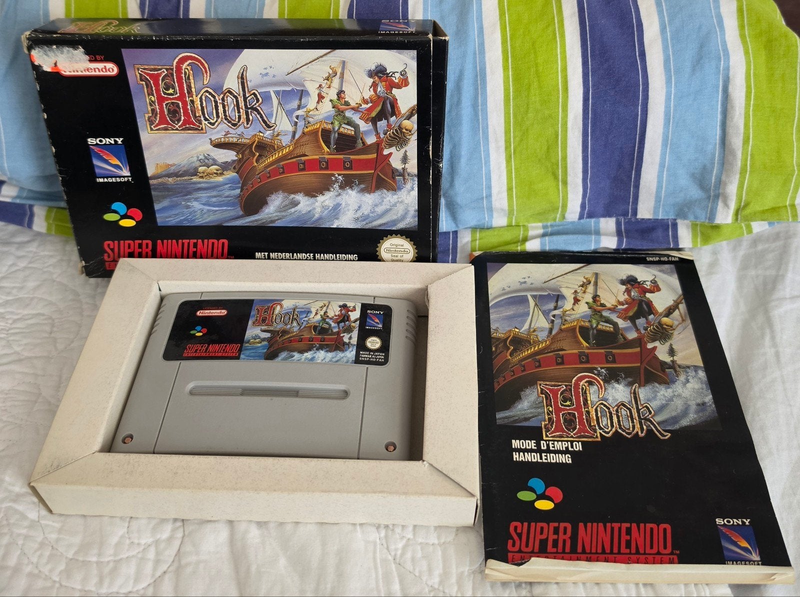 Hook - Super Nintendo SNES (Compleet met handleiding), Spelcomputers en Games, Games | Nintendo Super NES, Gebruikt, Avontuur en Actie