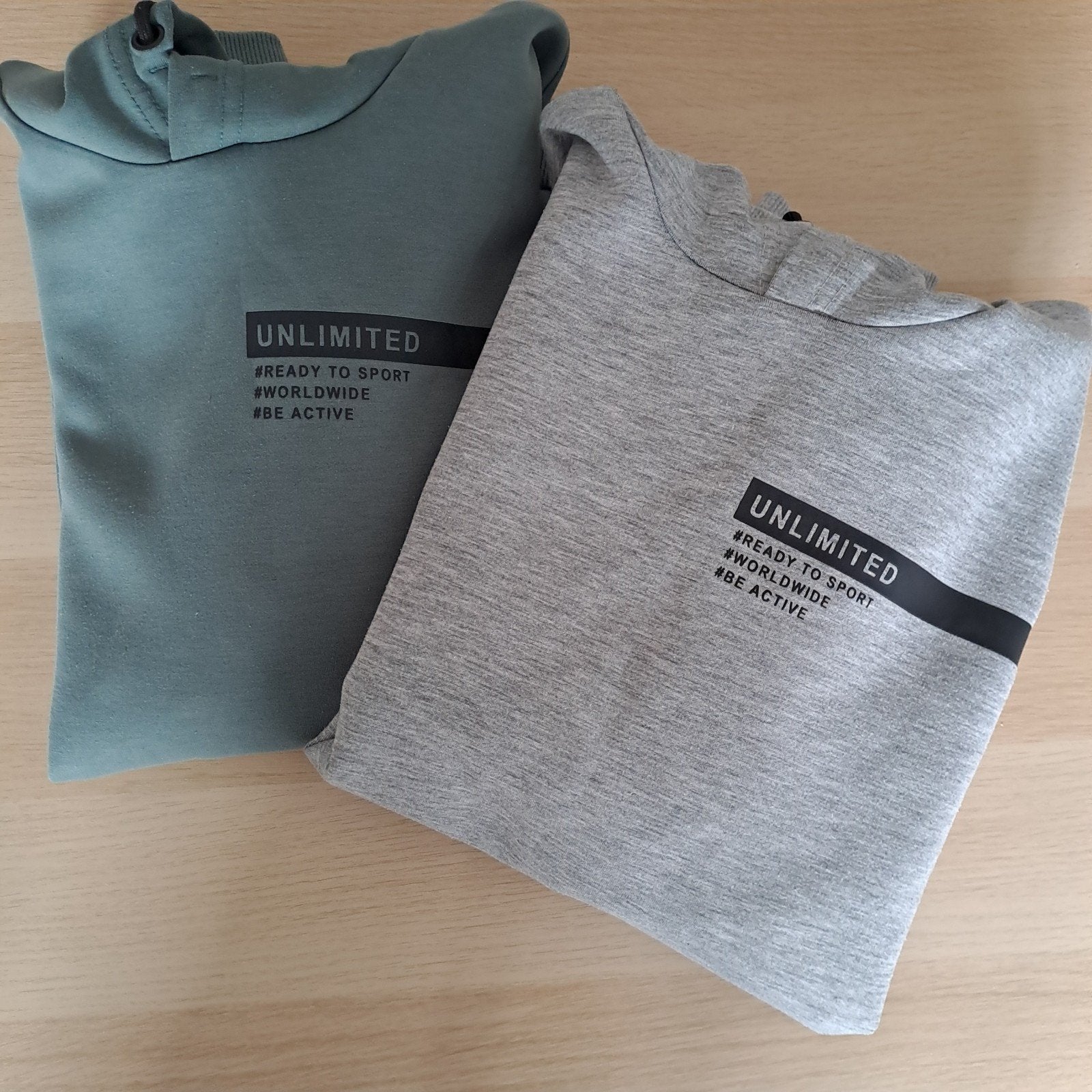 Grijze en groene, hoodie, maat 176, Osaga, Gebruikt, Trui of Vest, Osaga, Ophalen of Verzenden