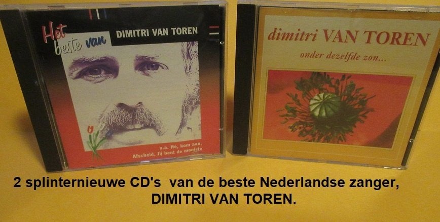 DIMITRI VAN TOREN, 2 stuks CD's, absoluut nw./ staat, Cd's en Dvd's, Ophalen of Verzenden, Zo goed als nieuw, Levenslied of Smartlap