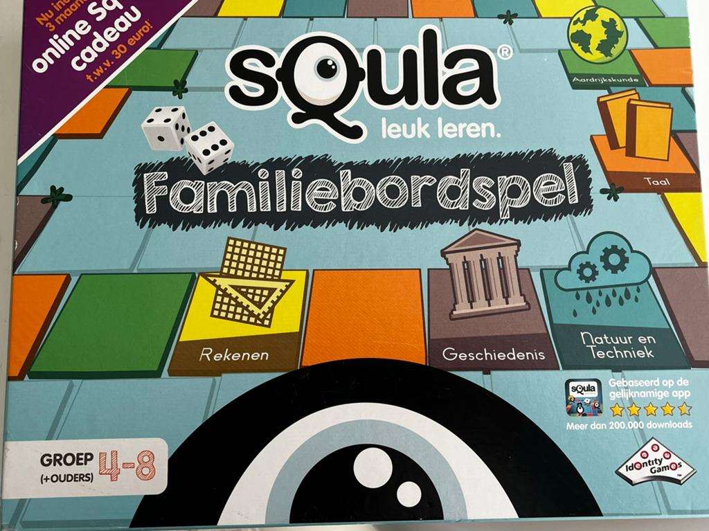 Squla bordspel en 2x spel Squla, Ophalen, Zo goed als nieuw