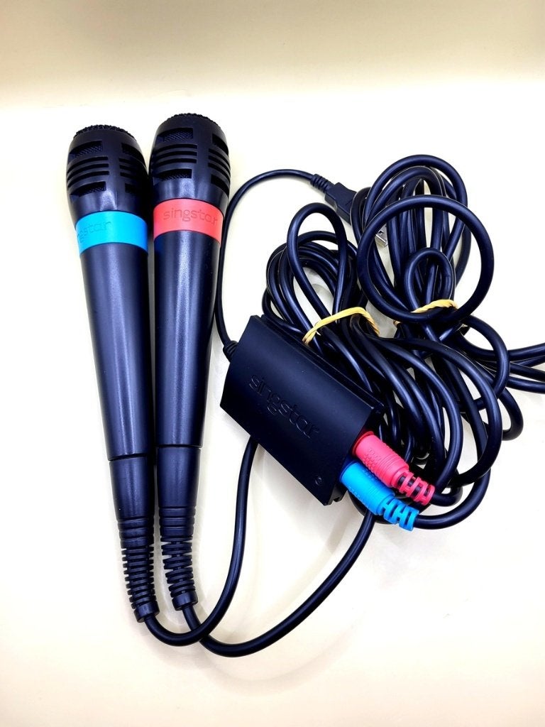 PlayStation SingStar Microphones - PS2, Spelcomputers en Games, Muziek, Sony support, Taurusavenue 16 Hoofddorp, Eén computer