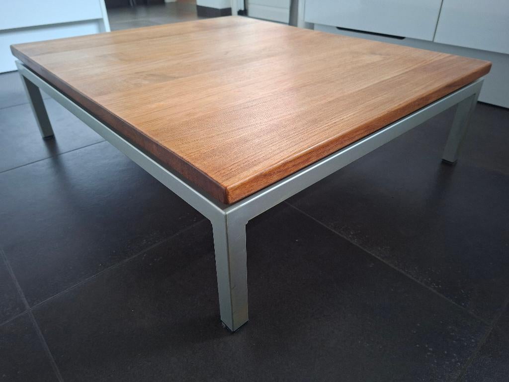 designmerk topform salontafel, Ophalen, Gebruikt, 50 tot 100 cm, Teakhout