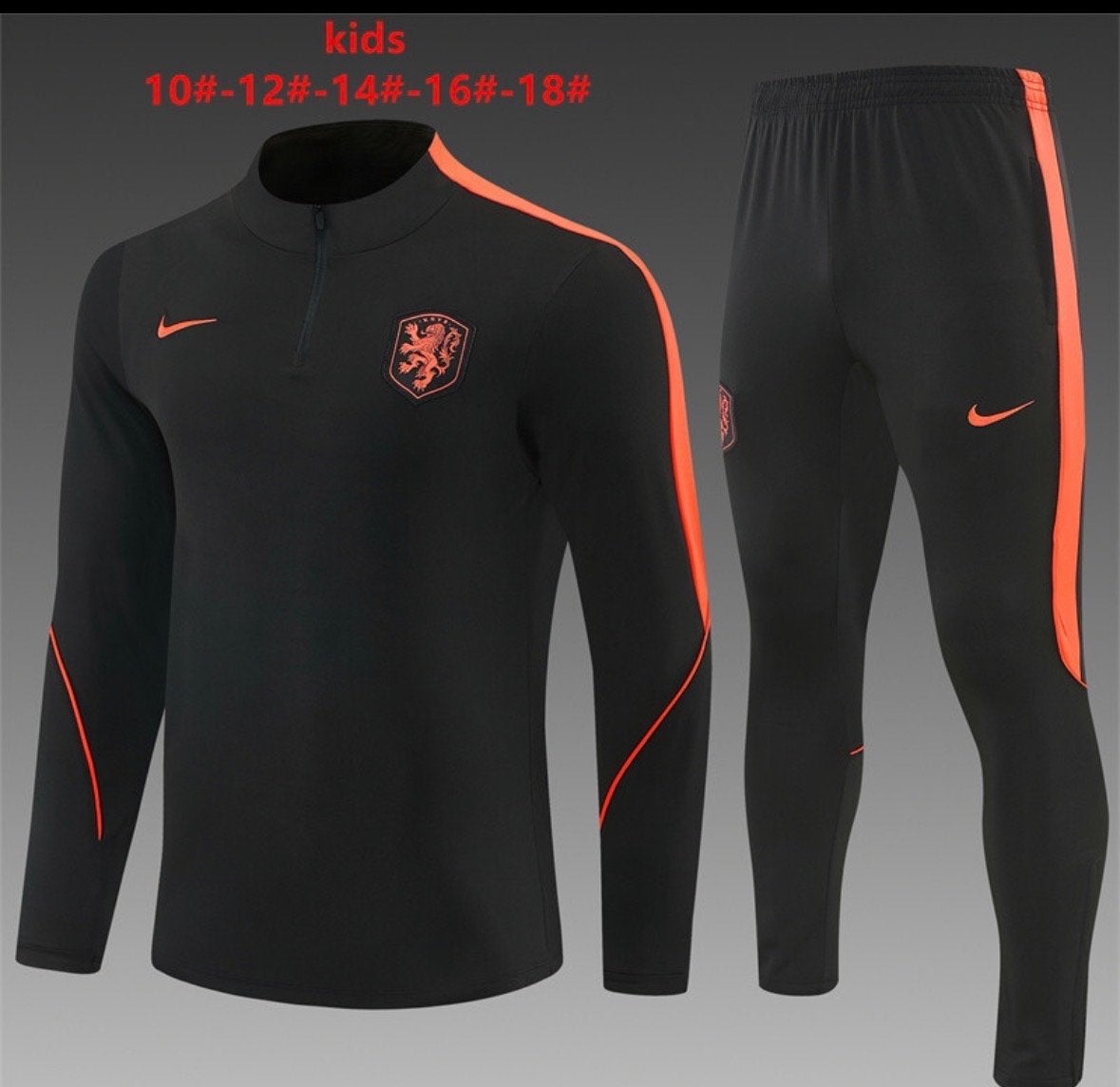 Sportief Trainingspak - Ideaal voor Training, Ophalen, Zwart, Nieuw, Overige maten