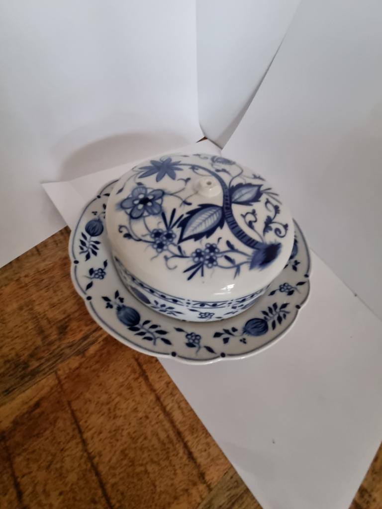 Zwiebelmuster boter vloot porselein, Antiek en Kunst, Ophalen of Verzenden