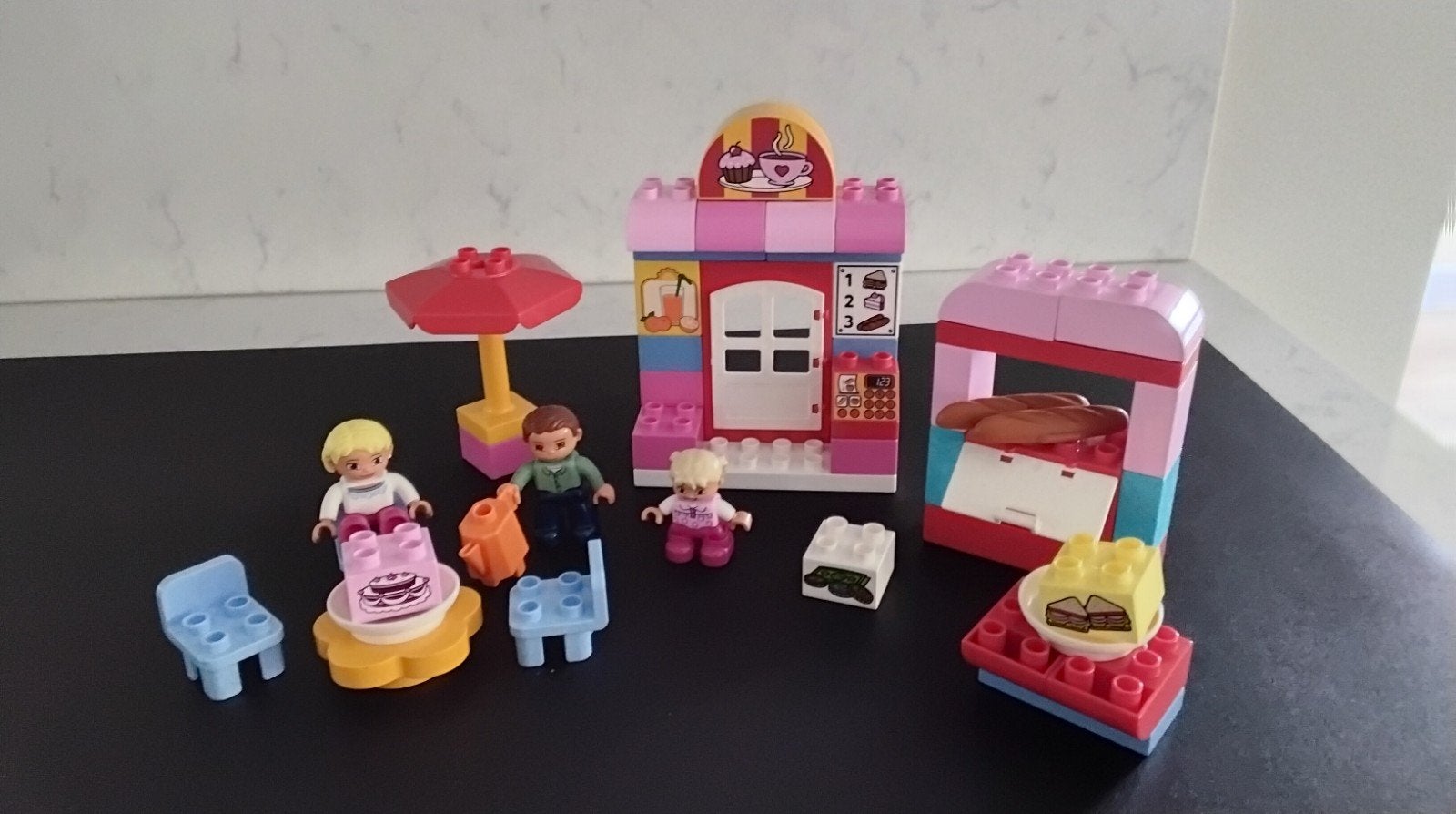 Duplo Café / Lunchroom set 10587 - Complete set, Gebruikt, Ophalen of Verzenden, Compleet, Duplo
