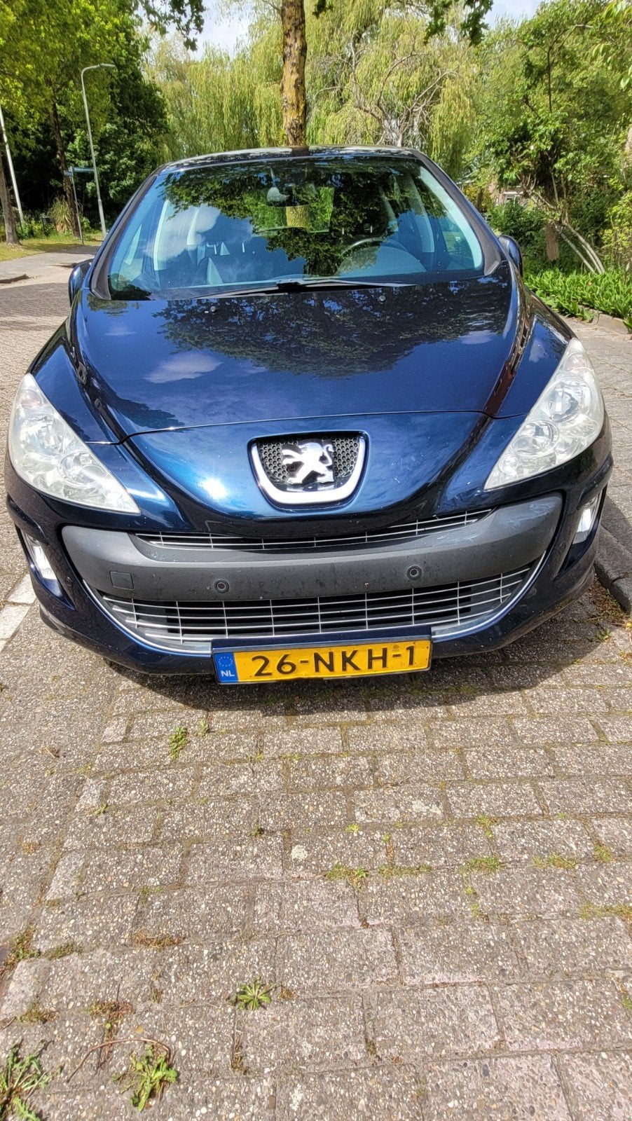 Peugeot 308 1.6 VTI 16V 5 drs airco 2010 Blauw, Voorwielaandrijving, 15 km/l, 680 kg, 4 cilinders