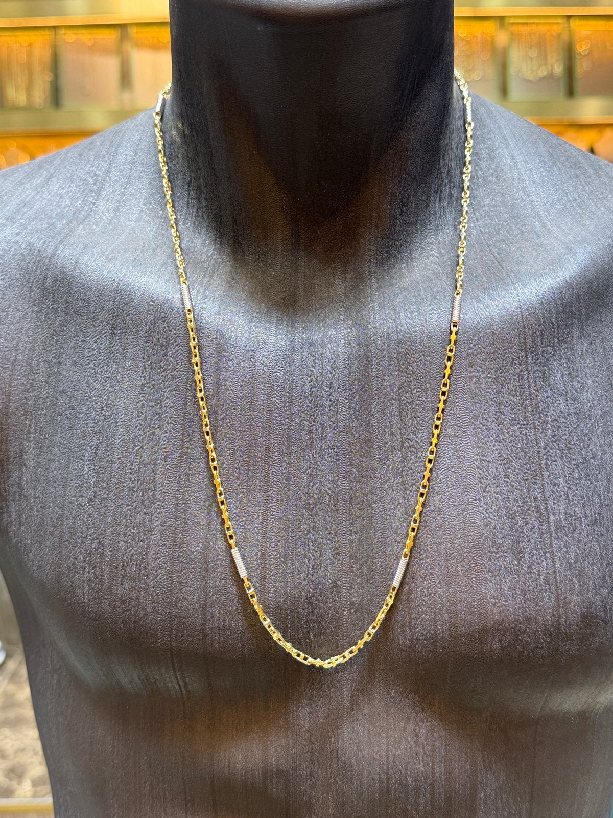 14KT Goud - 26.7 Gram - Ketting - MONTE CARLO, Sieraden, Tassen en Uiterlijk, Kettingen, Ophalen, Nieuw, Goud