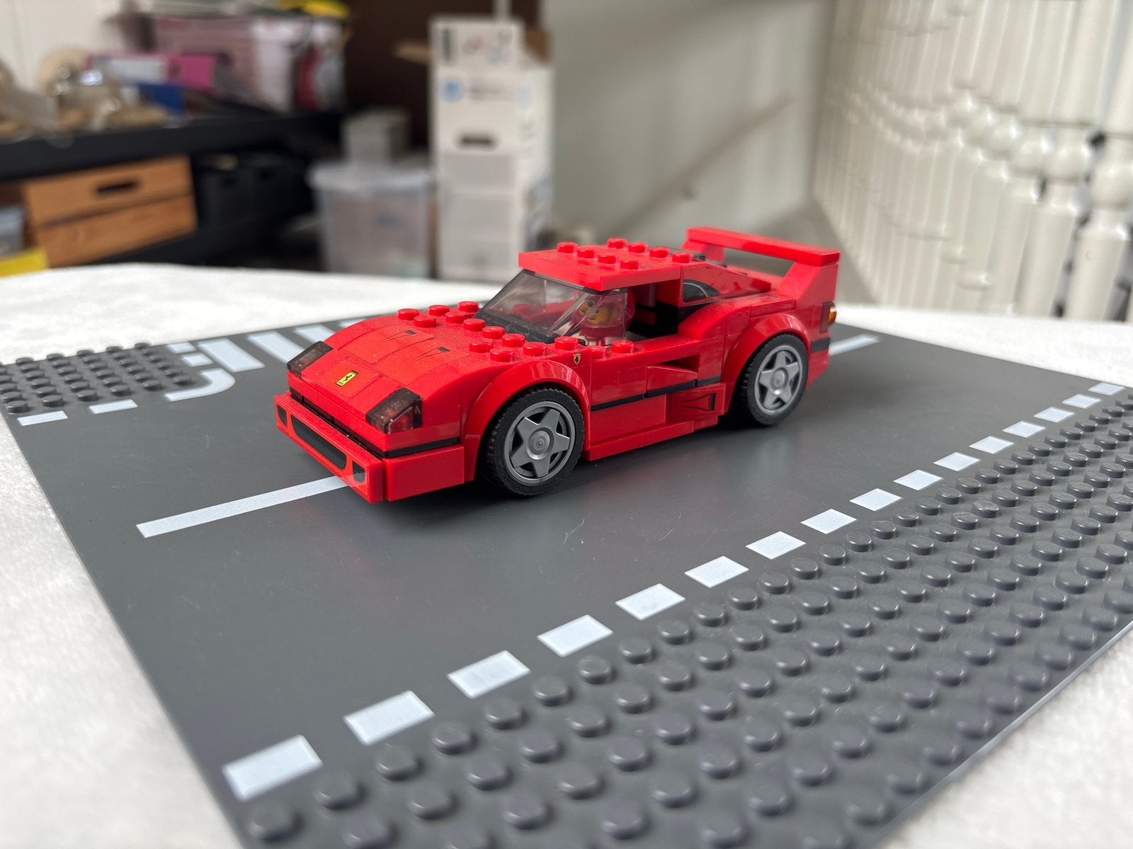 LEGO Speed Champions Ferrari F40 Competizione 75890, Kinderen en Baby's, Speelgoed | Bouwstenen, Zo goed als nieuw, Overige merken