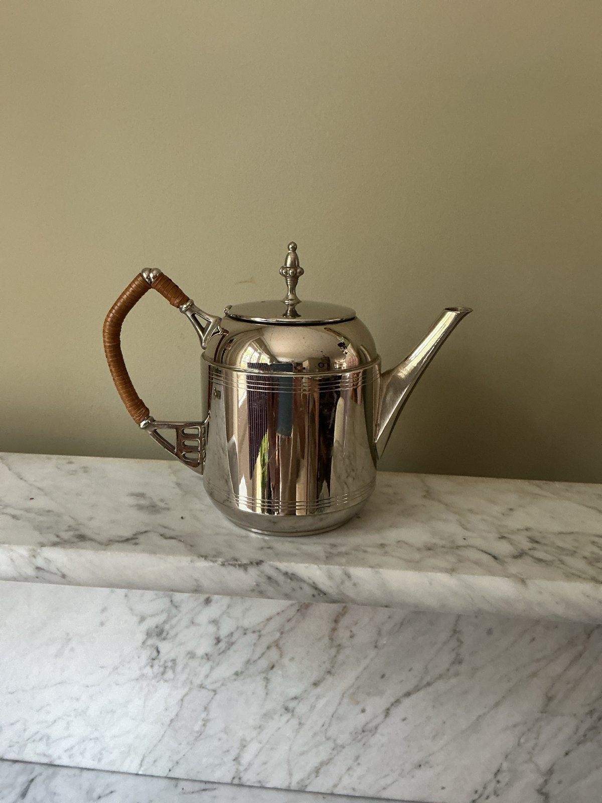 Vintage Art Deco Theepot/Koffiepot KMD Daalderop Tiel, Ophalen of Verzenden