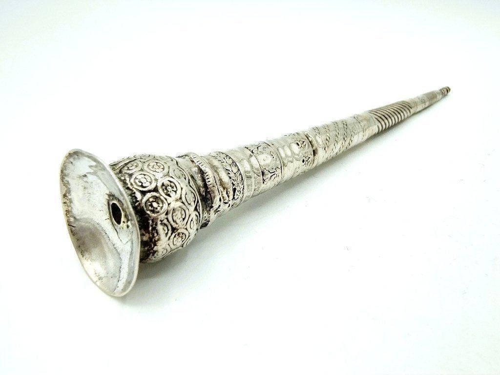 Zilveren breipenhouder, 19e eeuws, Verzenden, Zilver