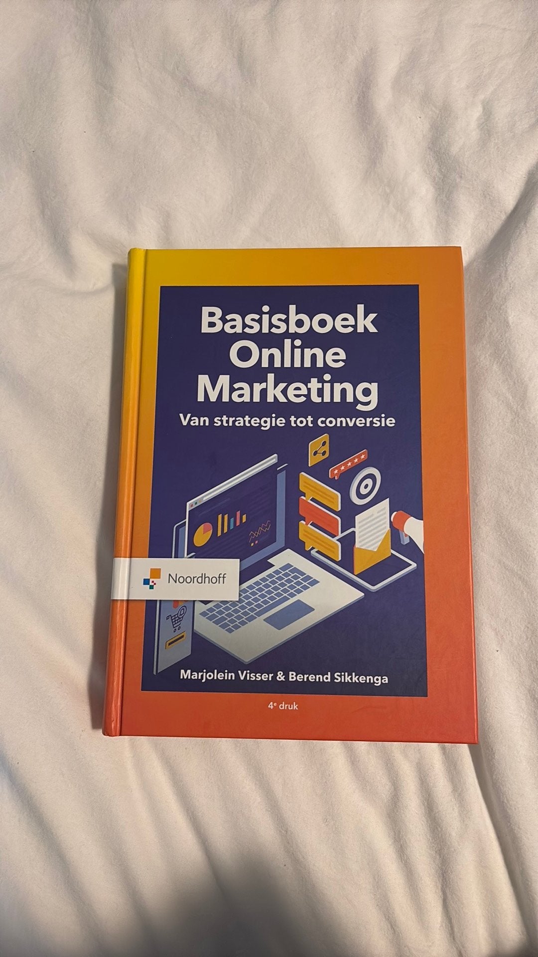 Berend Sikkenga - Basisboek Online Marketing, Ophalen of Verzenden, Zo goed als nieuw, Berend Sikkenga; Marjolein Visser, Economie en Marketing
