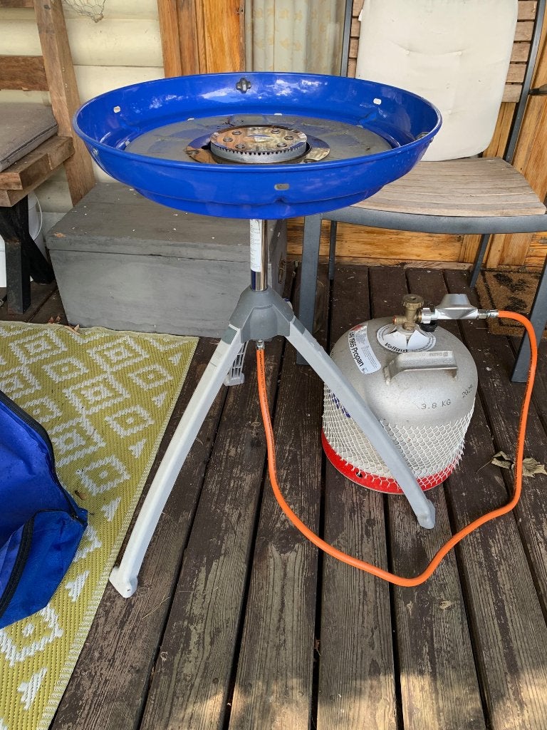 skottelbraai, Ophalen, Zo goed als nieuw, Cadac