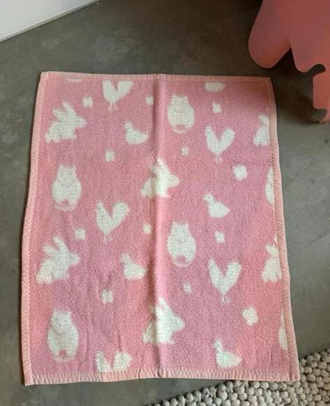 Kinderdeken Dralon Vintage AaBe L’Ideal, Ophalen of Verzenden, Huis en Inrichting
