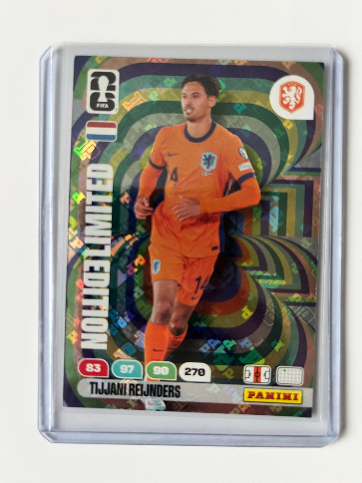 Tijjani Reijnders Limited Edition Panini kaart in hardcase, Ophalen of Verzenden, Zo goed als nieuw, Overige binnenlandse clubs