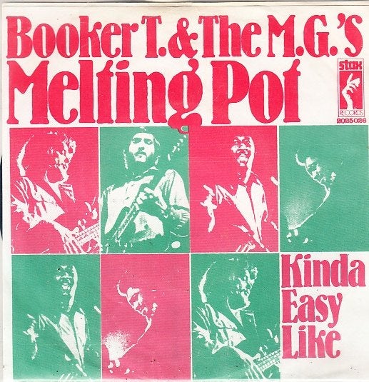 booker t& the M.G. 's - MELTING POT  (1971 / funk/soul), Gebruikt, 7 inch, Single, Ophalen of Verzenden