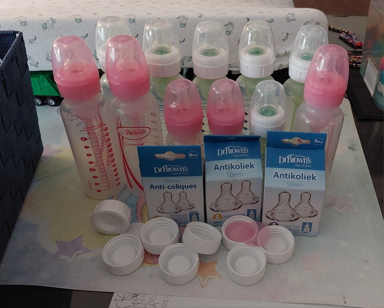Dr. Brown's anti-koliek flessen en spenen, Ophalen, Gebruikt, Overige typen