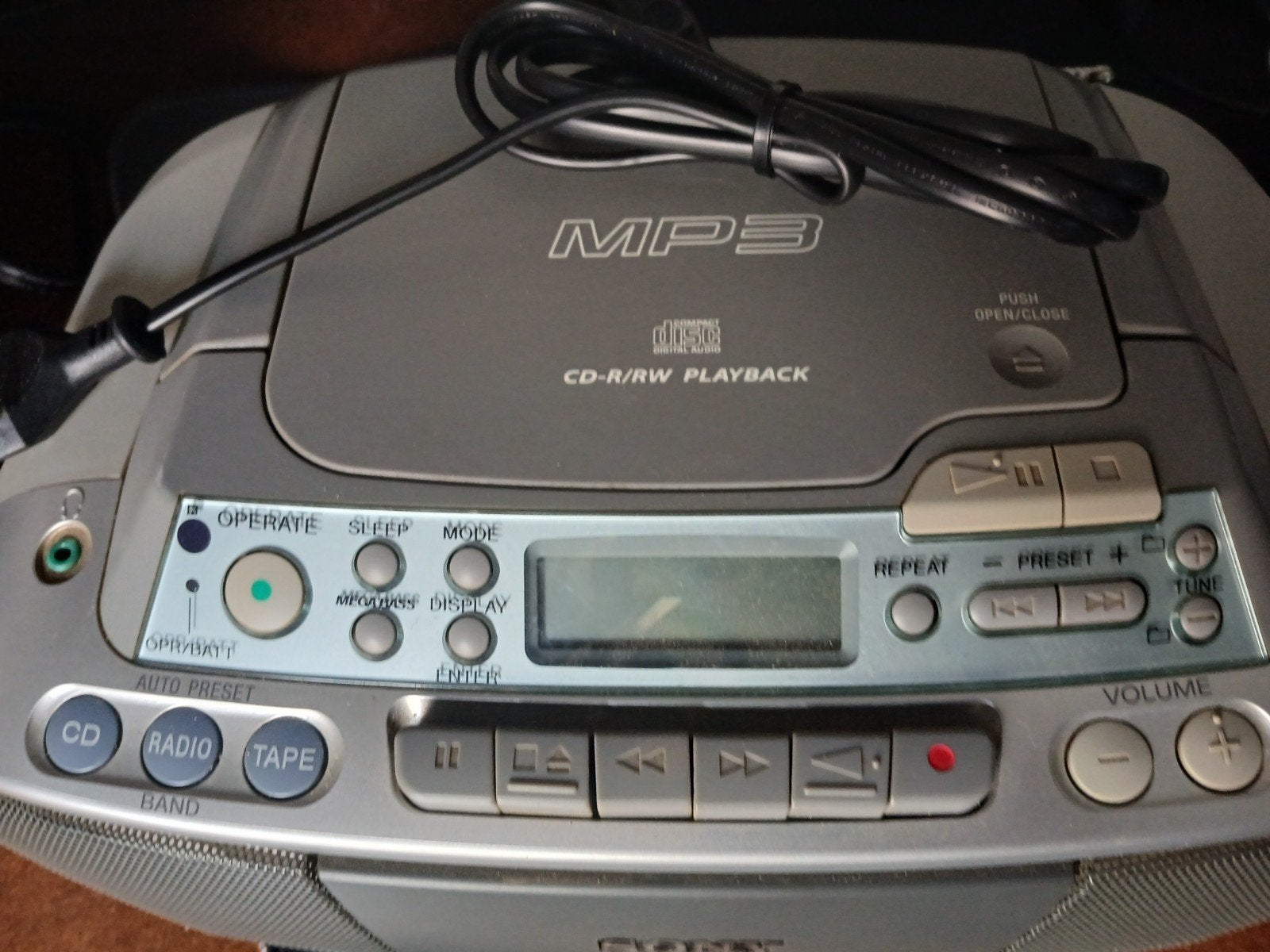 Draagbare radio cd cassette  Sony, Ophalen, Gebruikt, Overige typen, Met cd-speler