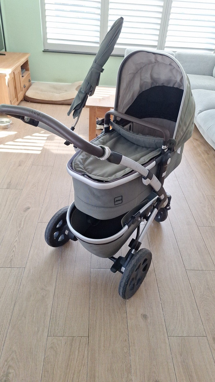 kinderwagen Joolz marvellous green, Gebruikt, Verstelbare duwstang, Combiwagen, Ophalen