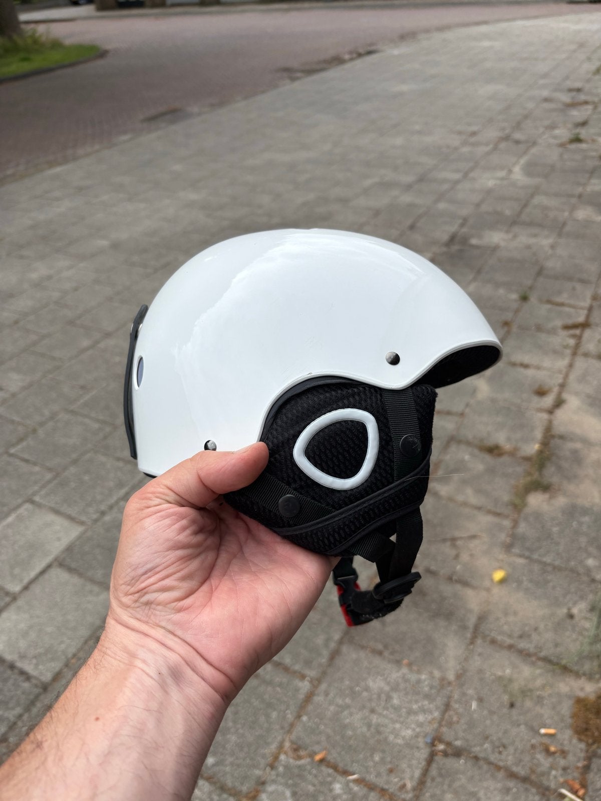 Hema Skihelm Wit - Maat 54-58cm, Sport en Fitness, Skiën en Langlaufen, Gebruikt, Overige typen, Skiën, Minder dan 100 cm