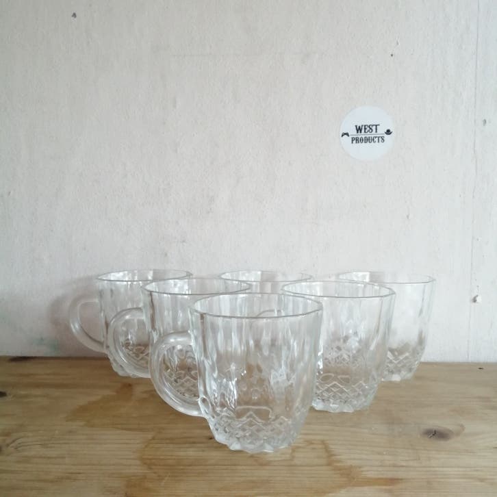 6x Glas/Glazen (7.5 cm)
