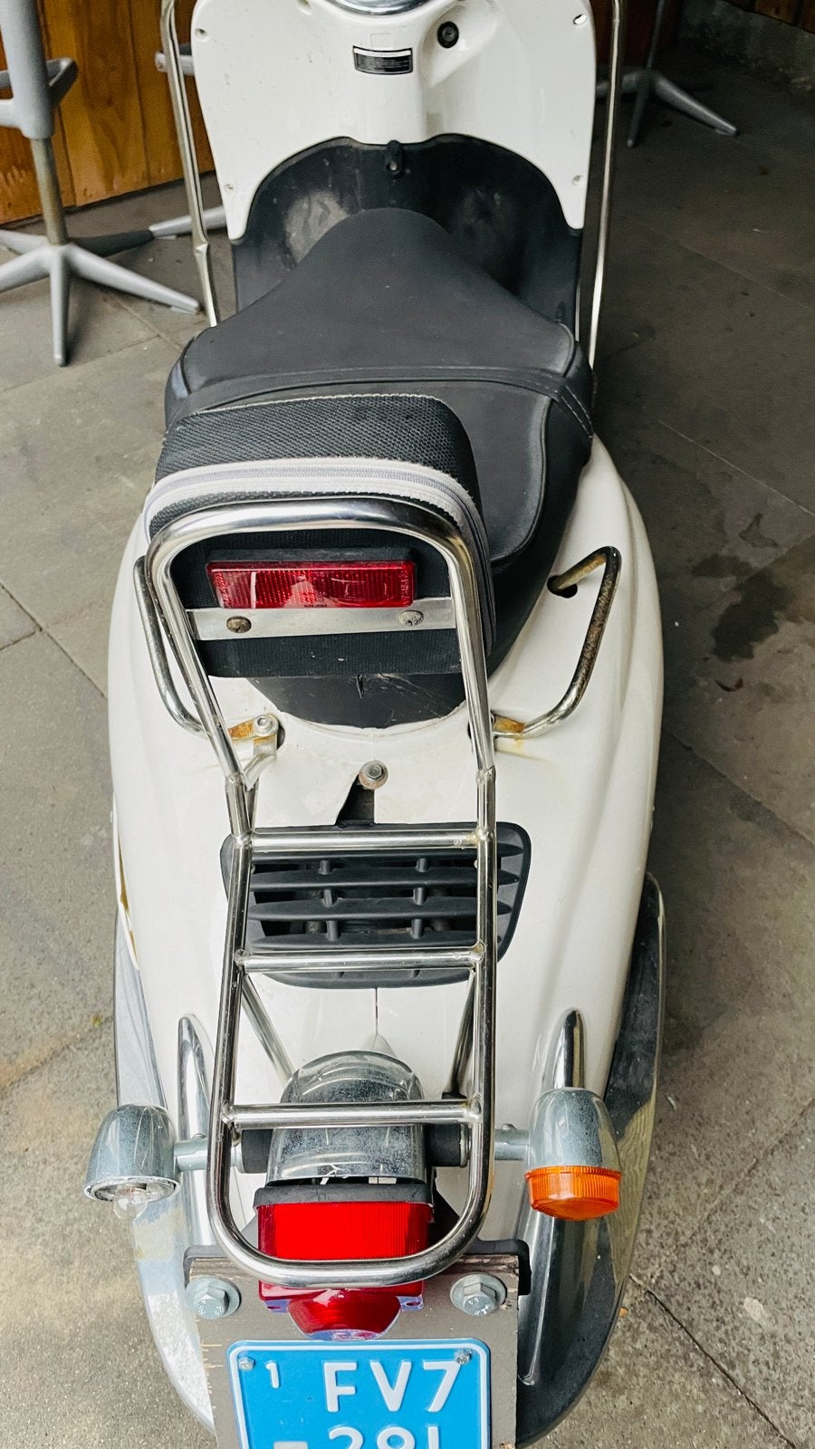 Retro scooter met extra motorblok en wielen - Opknapper, Ophalen of Verzenden, Gebruikt
