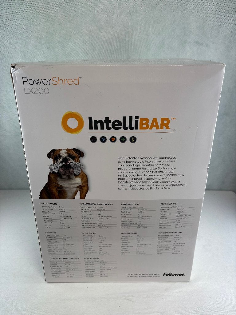 Fellowes Powershred LX200 Papiervernietiger Micro-Cut P-4, Gesworenhoekseweg 3A 5047 TM Tilburg, Fellowes Benelux B.V., Nieuw