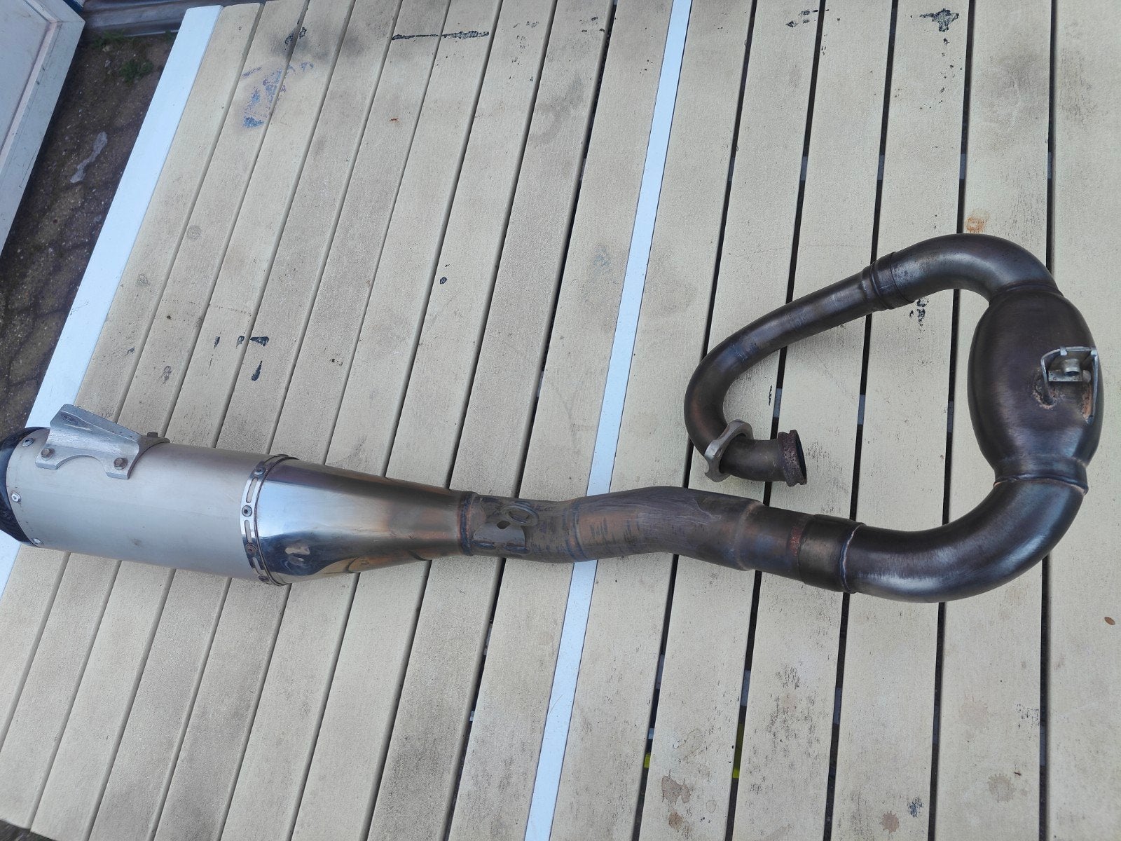 HGS Uitlaat YZF 250, Motoren, Ophalen of Verzenden, Gebruikt
