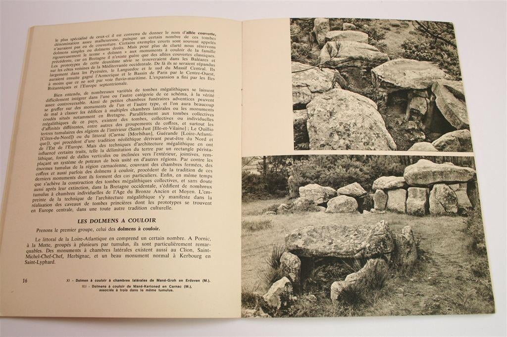 Menhirs & Dolmens in Bretagne [1970] — Fotoboek Le Doaré, Ophalen of Verzenden, Gelezen, Europa