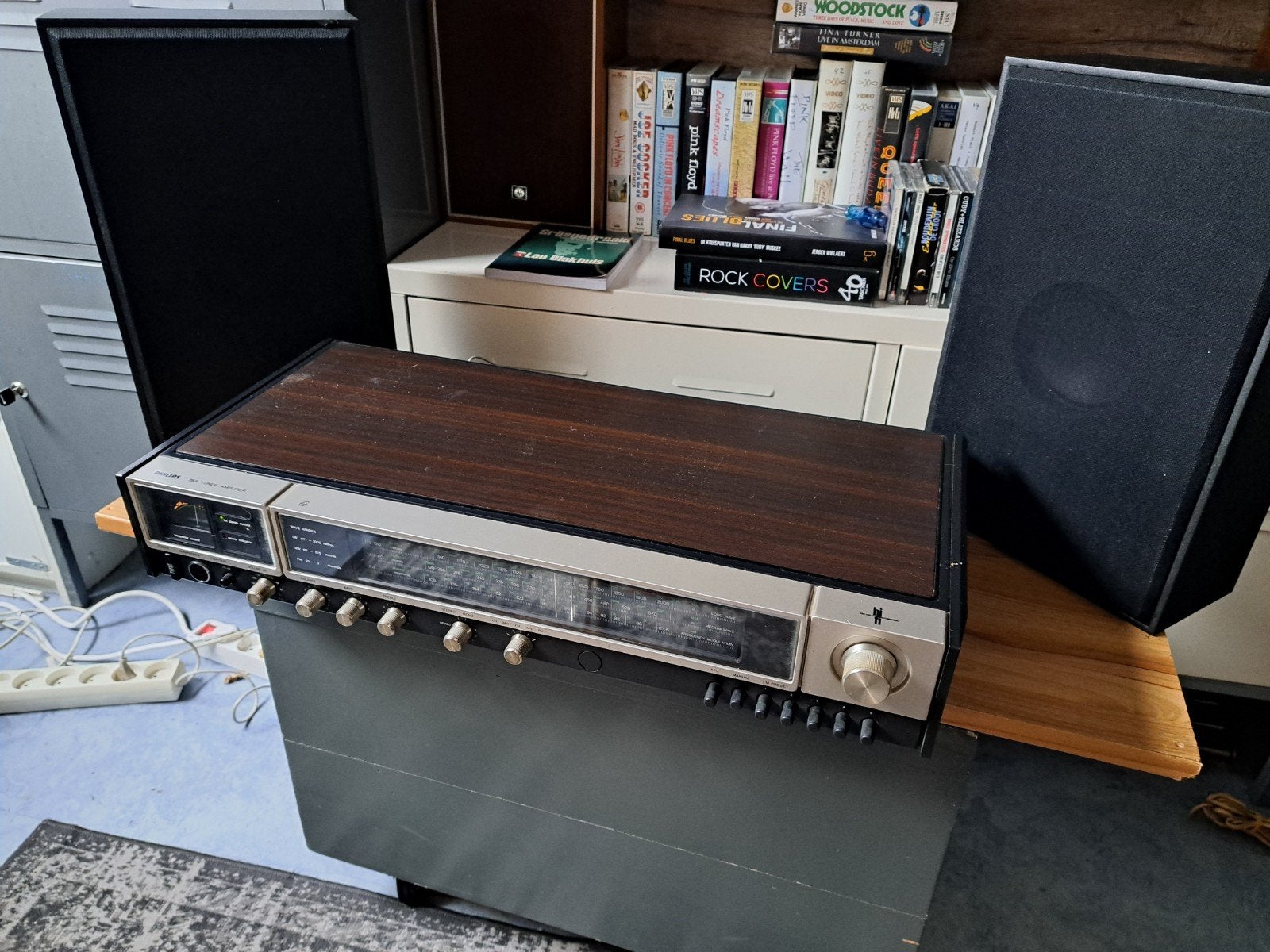 Philips 783 Stereo Receiver Radio Tuner Versterker Vintage, Audio, Tv en Foto, Overige merken, Gebruikt, Ophalen of Verzenden
