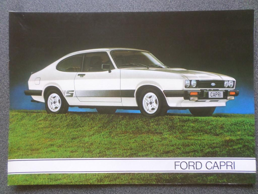 Ford Capri Brochure, Ophalen of Verzenden, Zo goed als nieuw, Ford